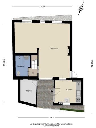 Floorplan - Akkerstraat 4, 5298 CN Liempde